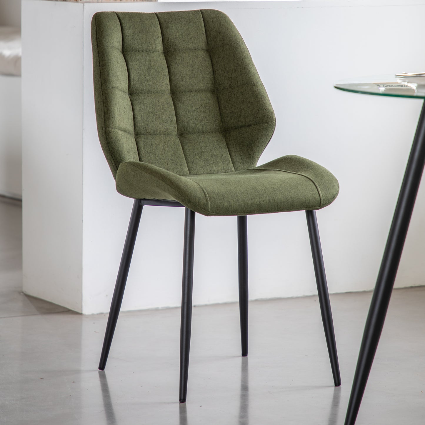 Manford Dining Chair (2pk) Bottle Green