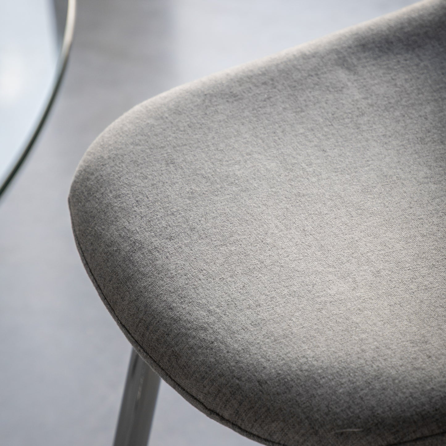 Millican Dining Chair (2pk) Chrome / Light Grey