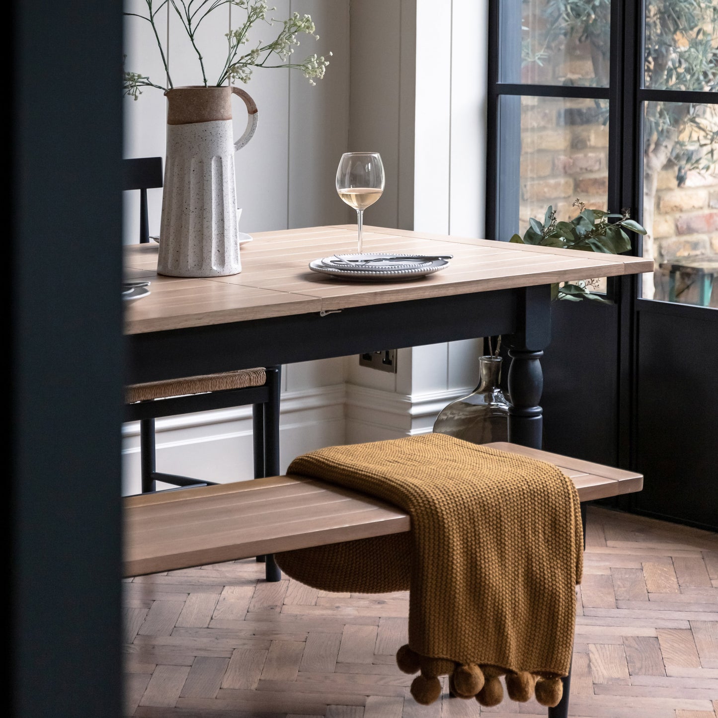 Eton Ext Dining Table Meteor