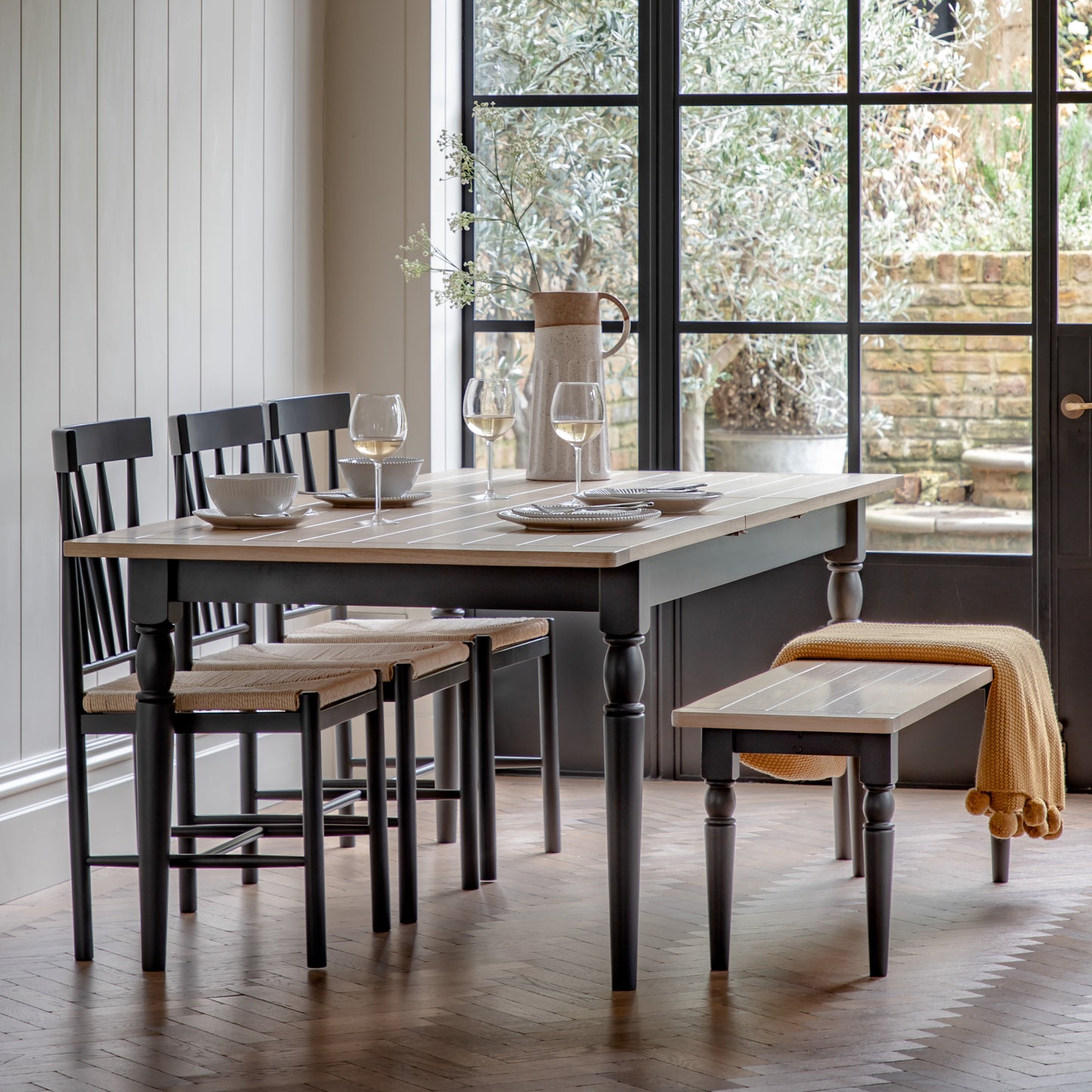 Eton Ext Dining Table Meteor