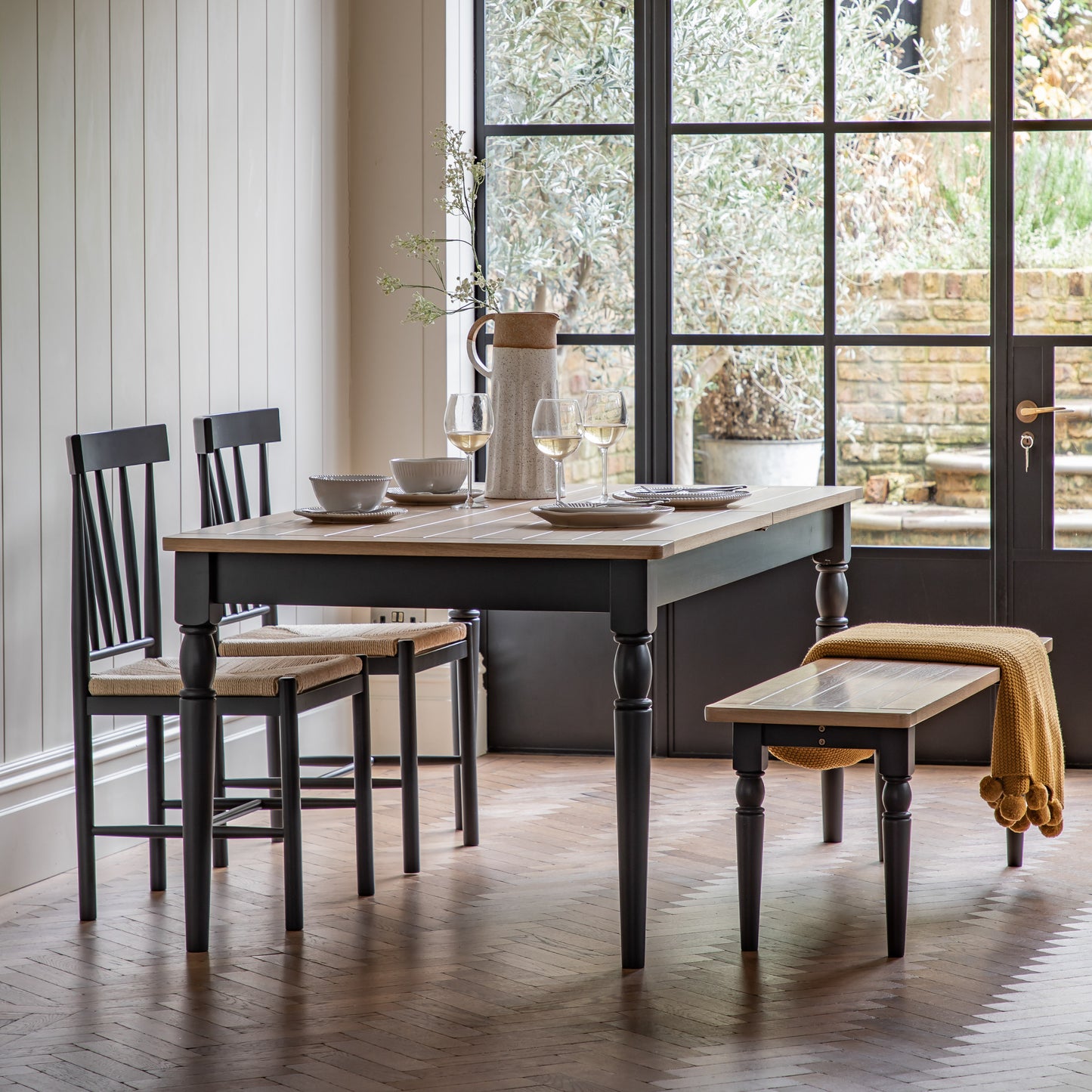 Eton Ext Dining Table Meteor