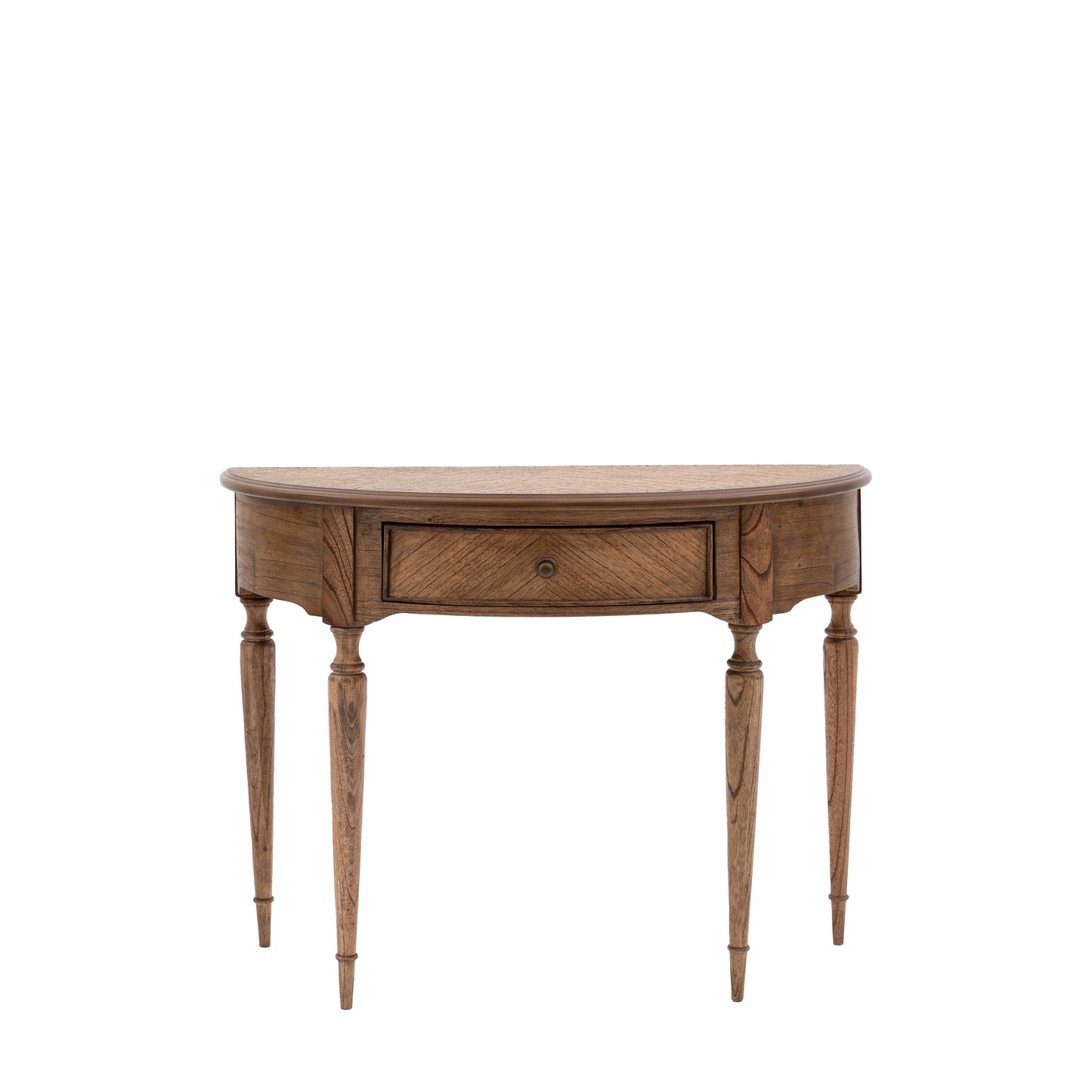 Highgrove Demi Lune Table Natural Wood