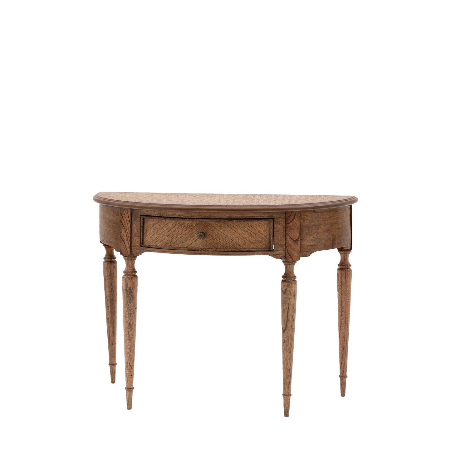 Highgrove Demi Lune Table Natural Wood