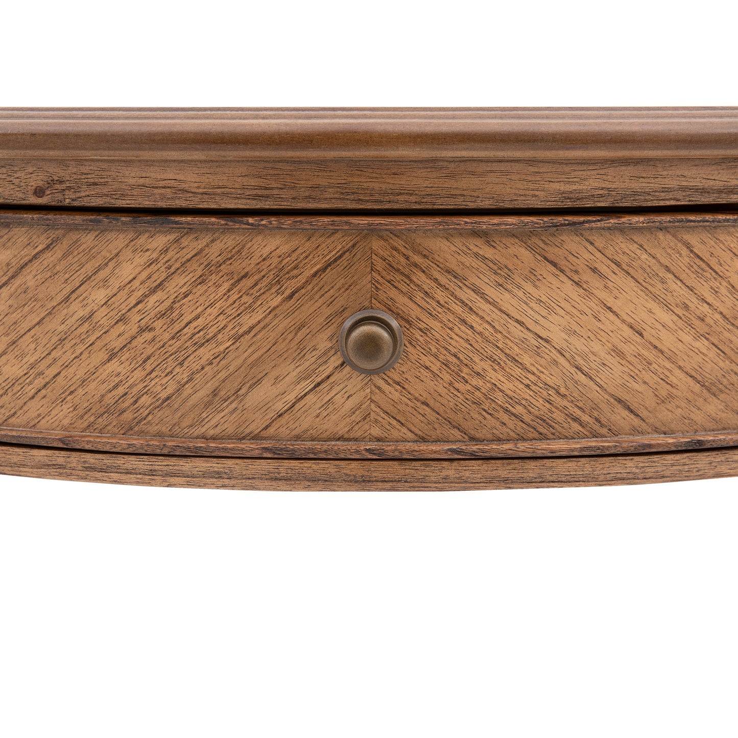 Highgrove Demi Lune Table Natural Wood
