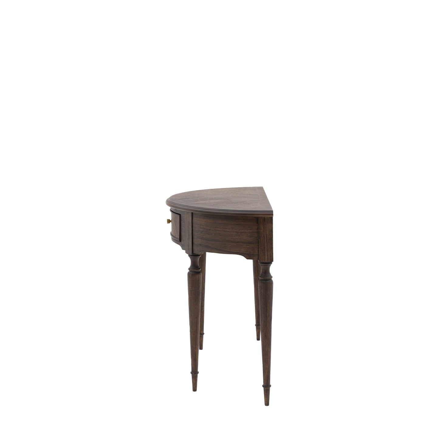 Madison Demi Lune Table Dark Wood