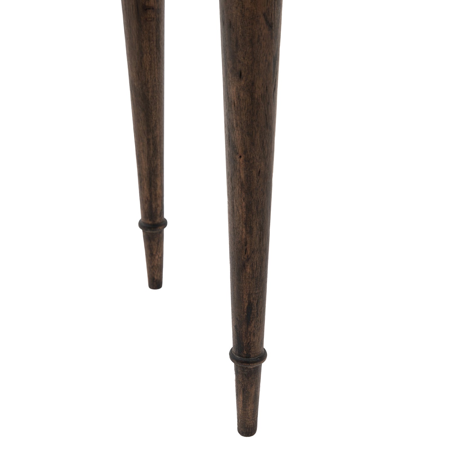 Madison Demi Lune Table Dark Wood