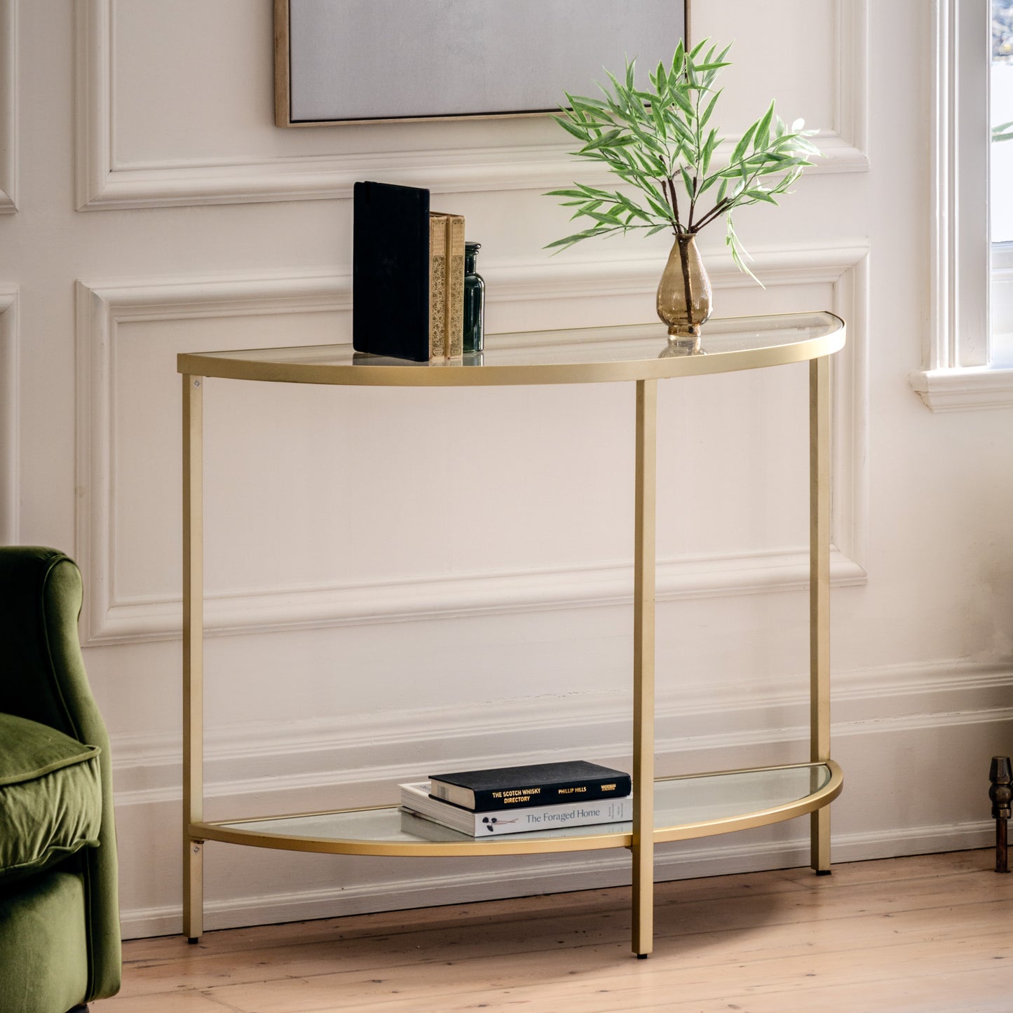Hudson Console Table Champagne