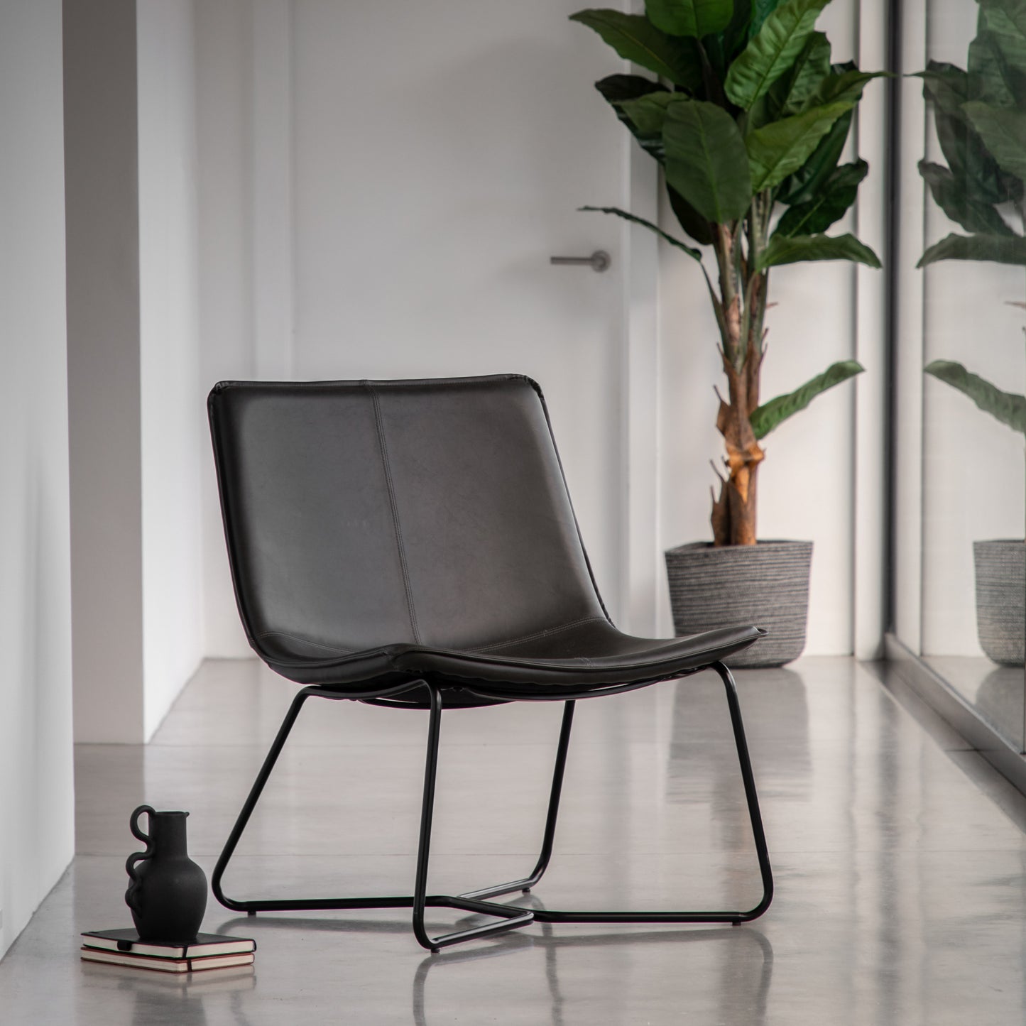 Hawking Lounge Chair Charcoal