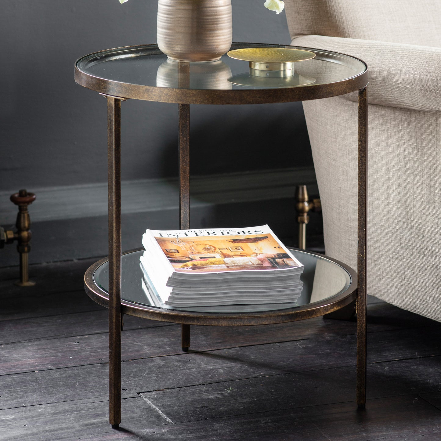 Hudson Side Table Bronze