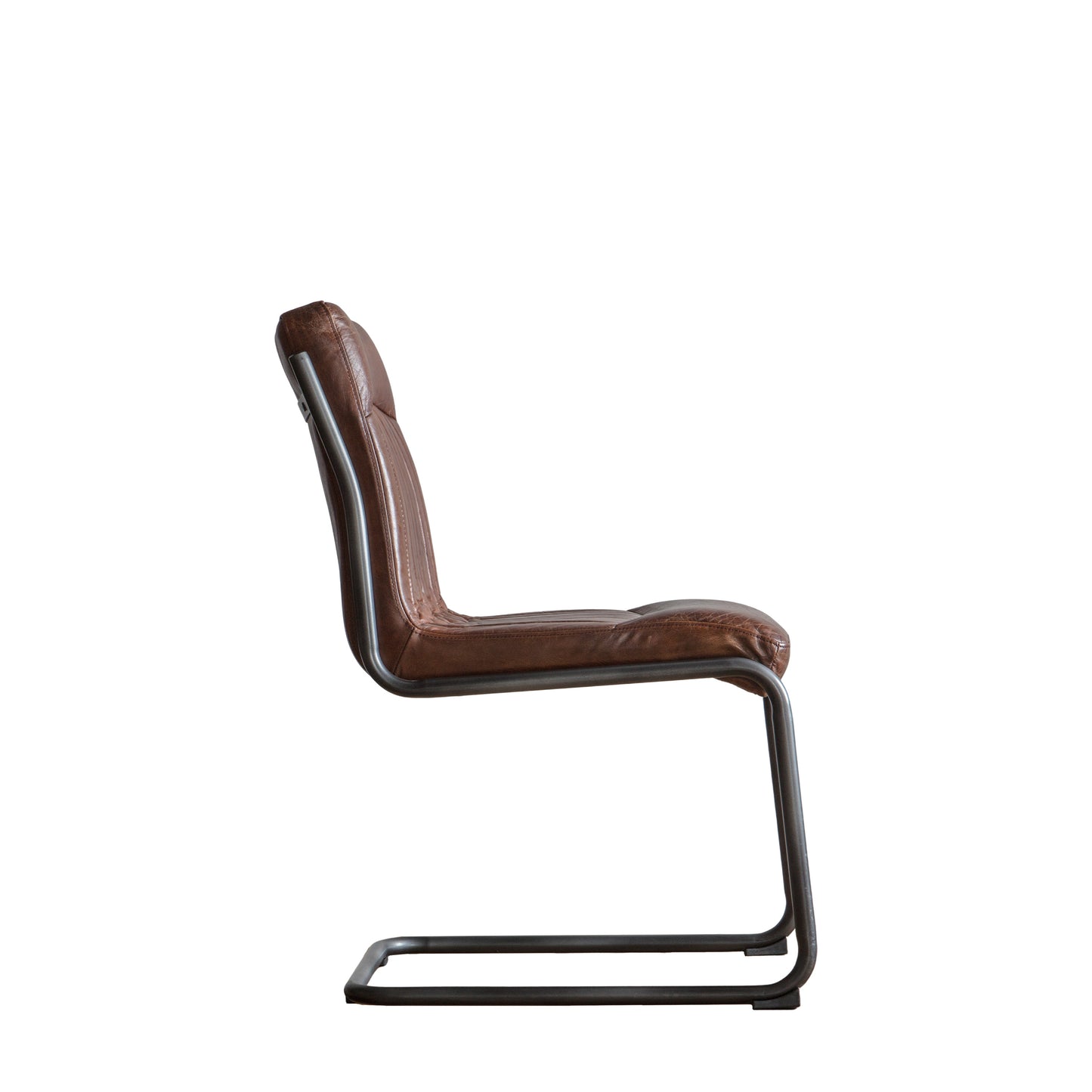 Capri Leather Chair Brown