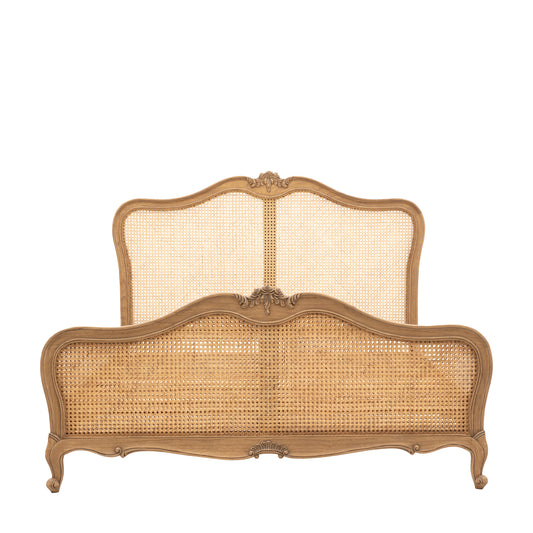 Chic Cane Bed Weathered King