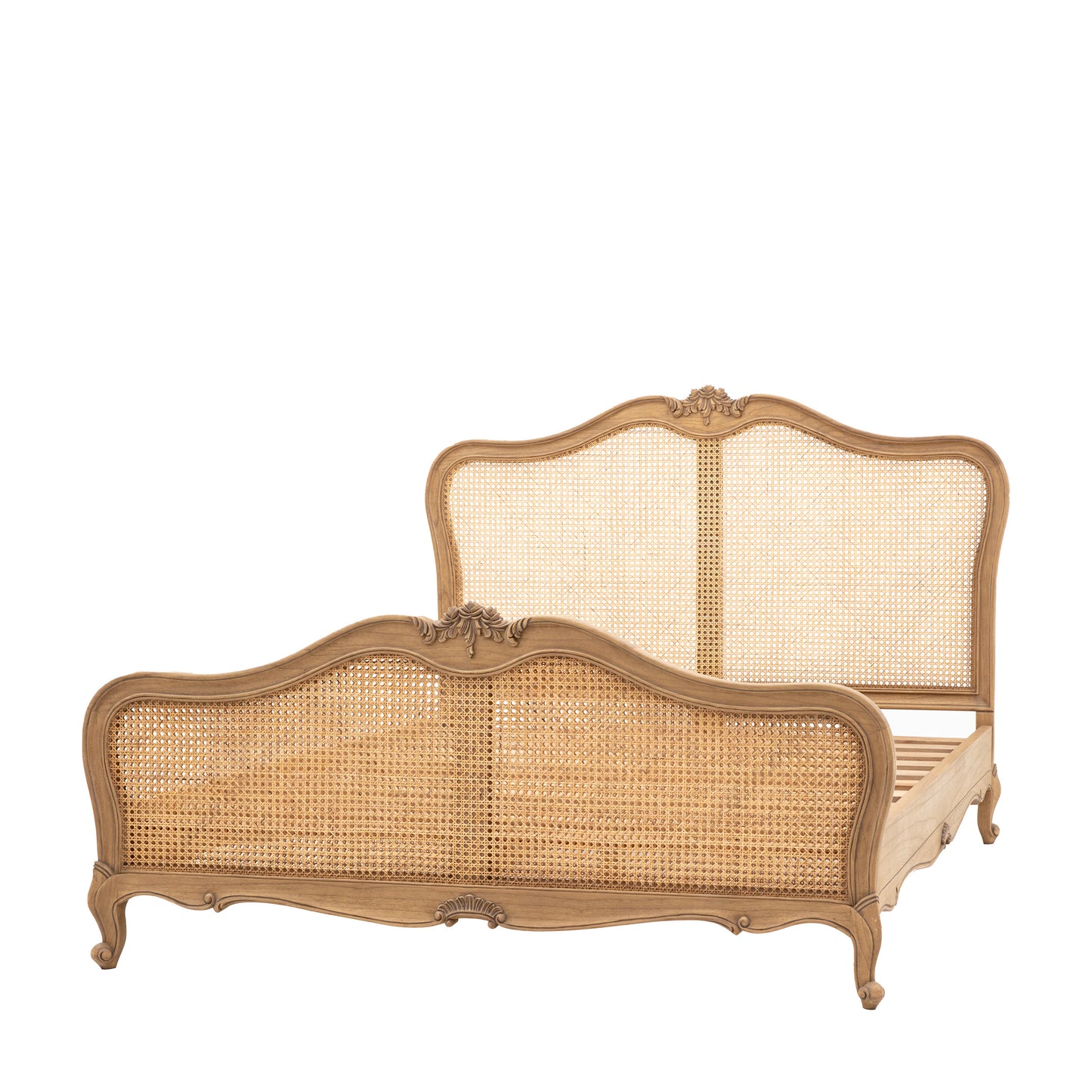 Chic Cane Bed Weathered King