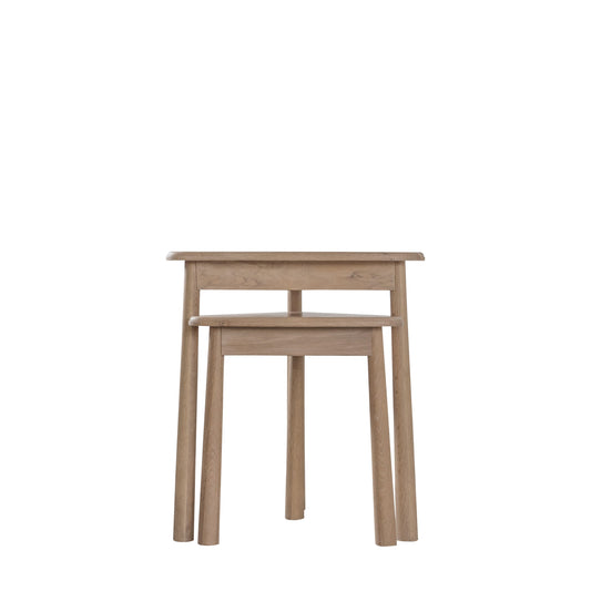 Wycombe Nest of 2 Tables Oak
