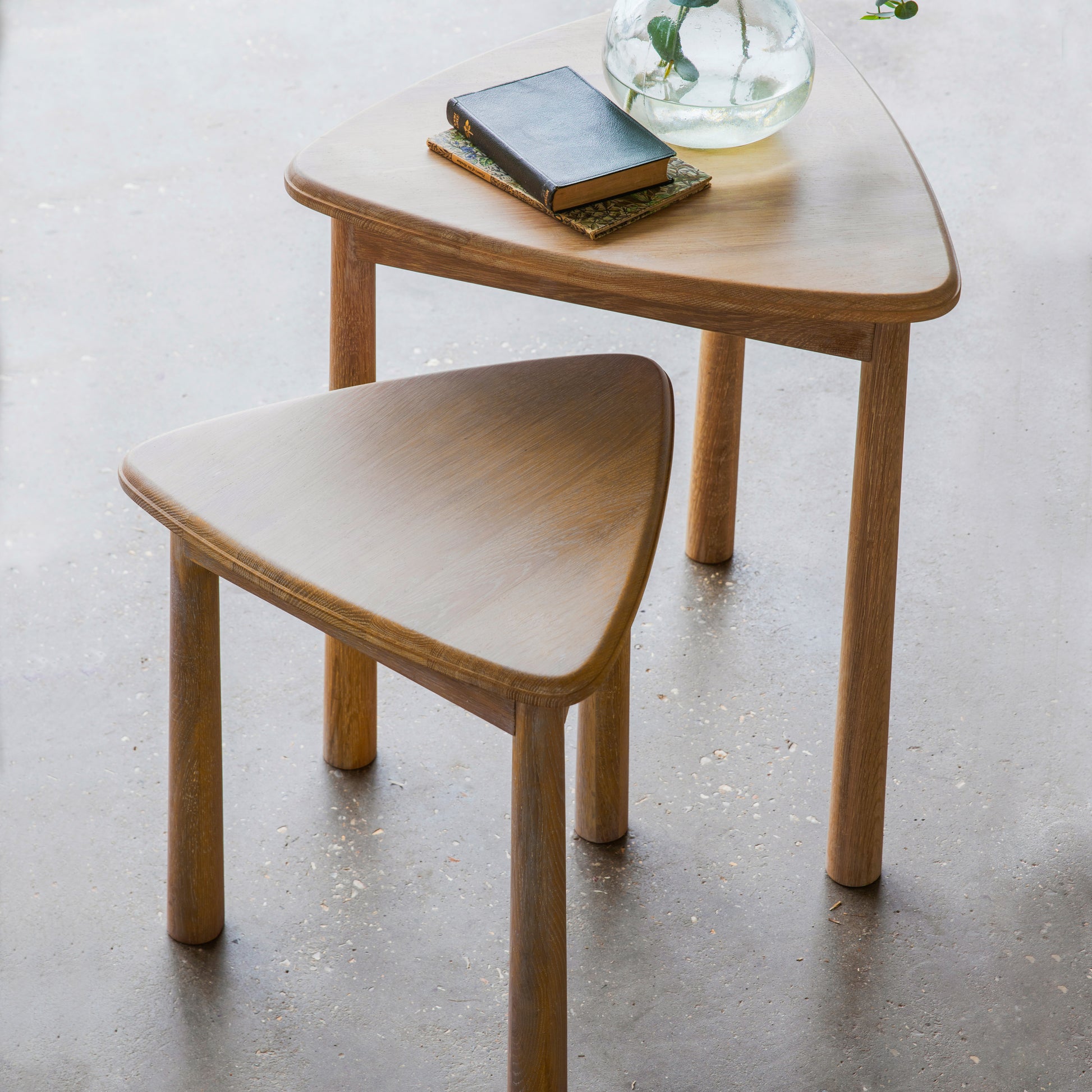 Wycombe Nest of 2 Tables Oak