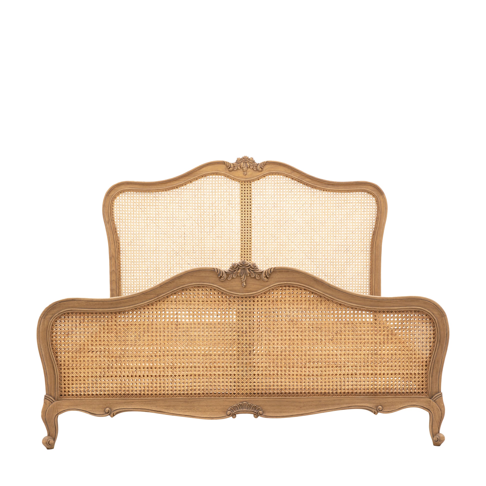 Chic Cane Bed Weathered Super King
