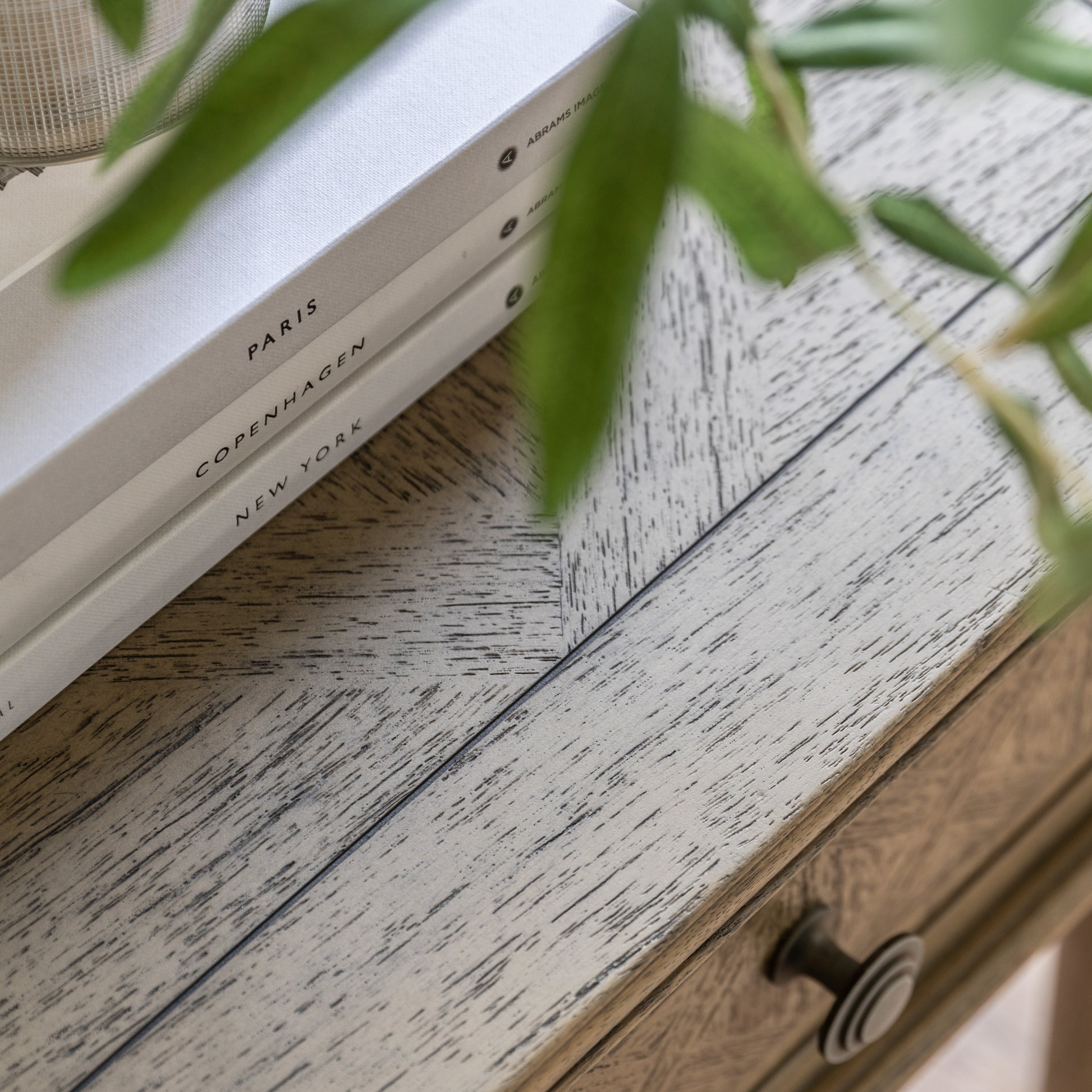 Mustique 1 Drawer Side Table Natural