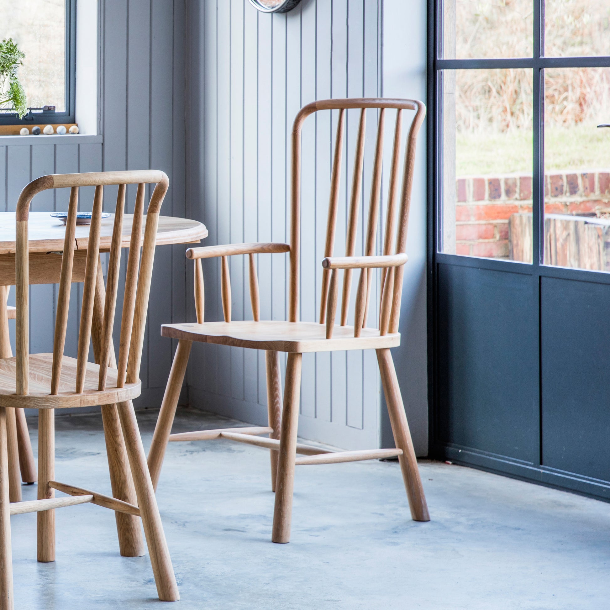 Wycombe Carver Dining Chair Oak