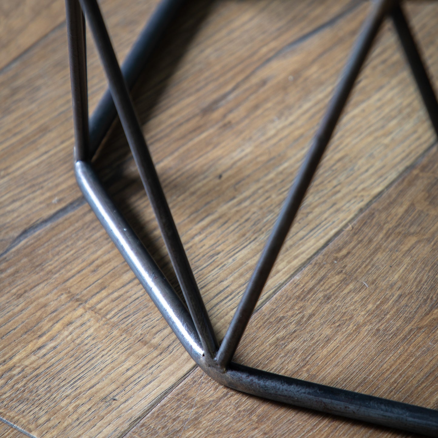 Marshal Side Table Bronze / Natural
