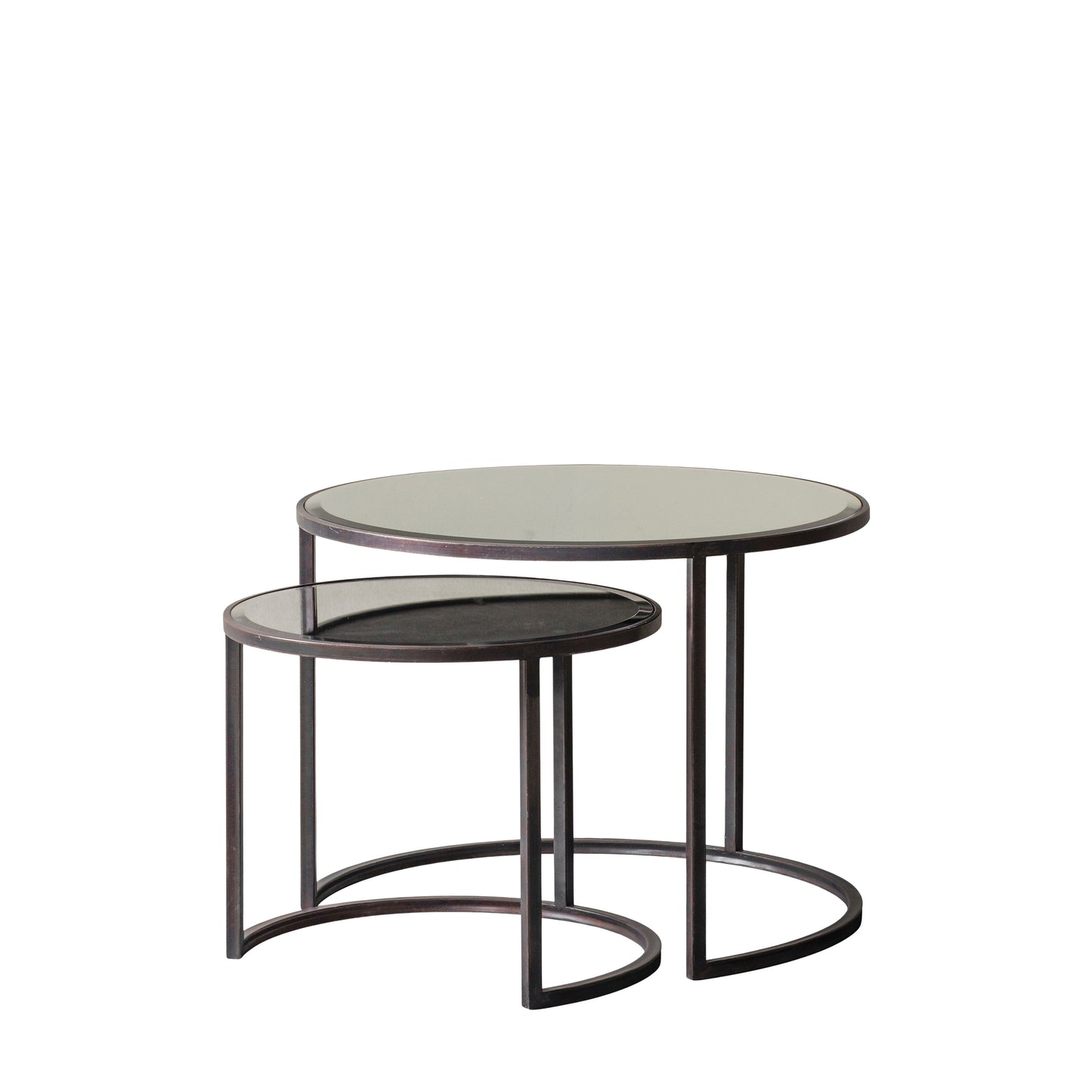 Argyle Coffee Table Nest of 2 Bronze