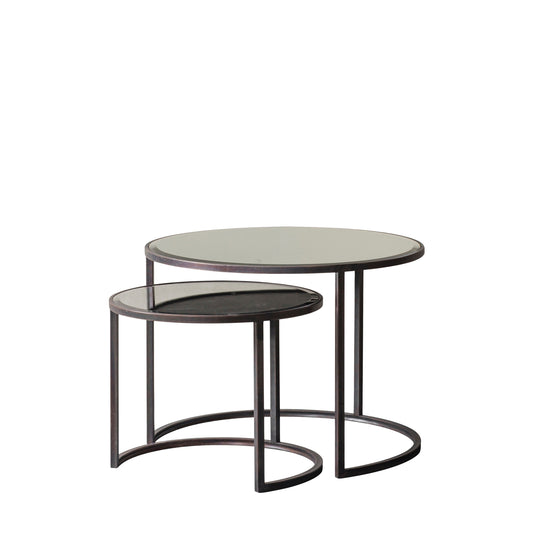 Argyle Coffee Table Nest of 2 Bronze