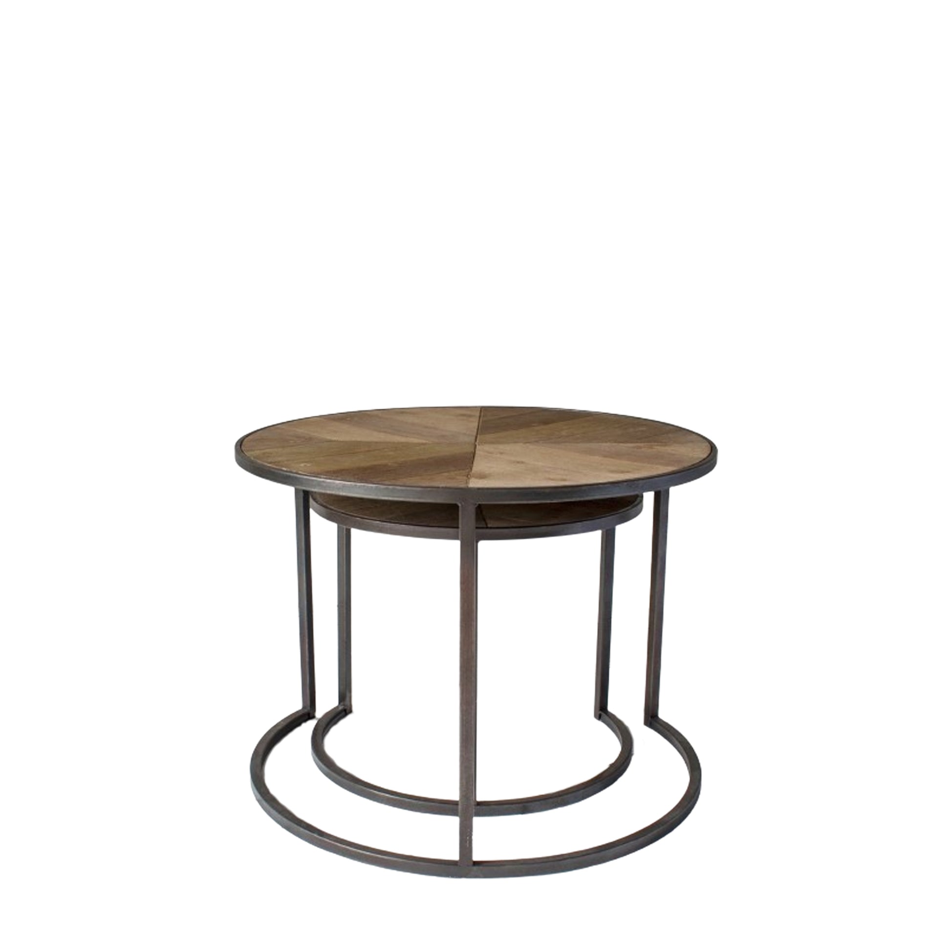Douglas Coffee Table Nest of 2 Grey / Natural
