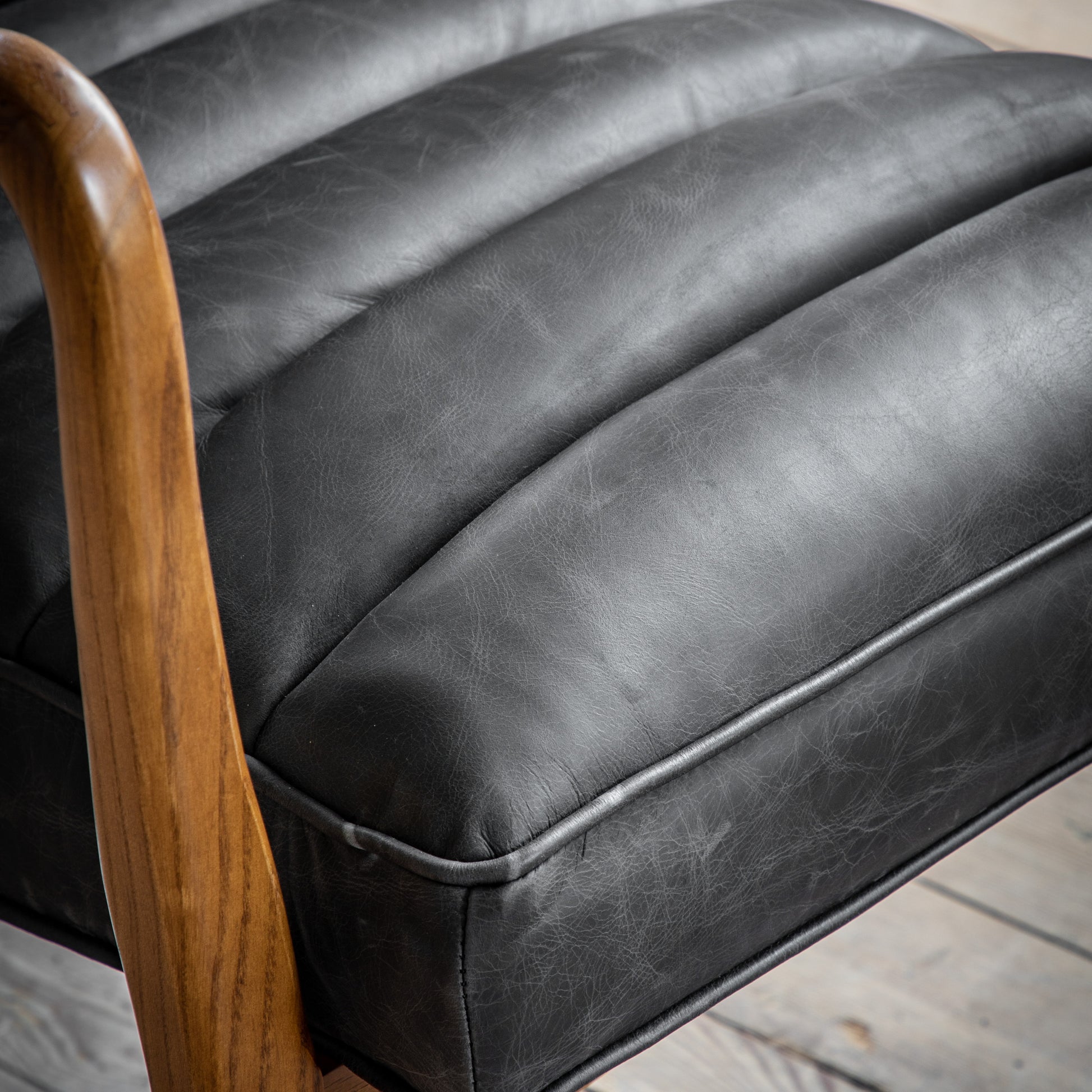 Datsun Armchair Antique Ebony