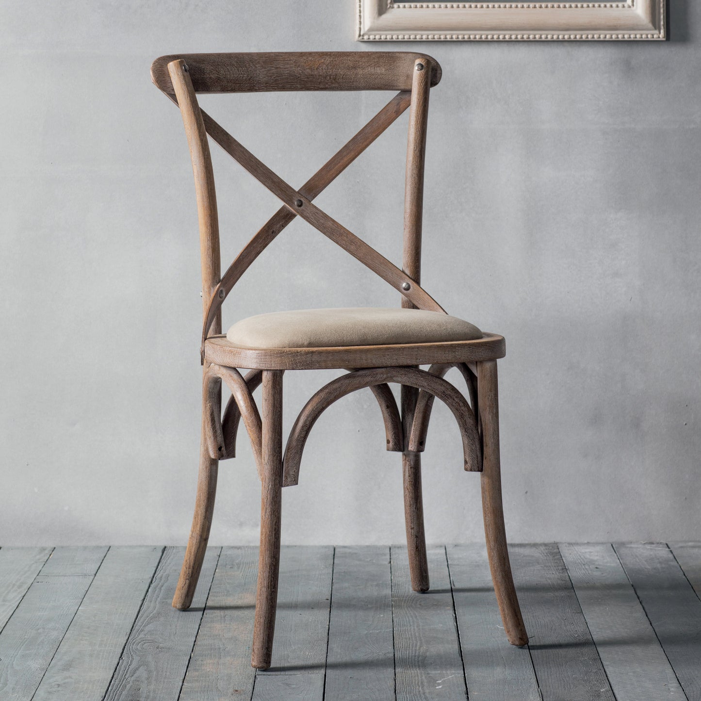Cafe Chair Linen (2pk) Natural