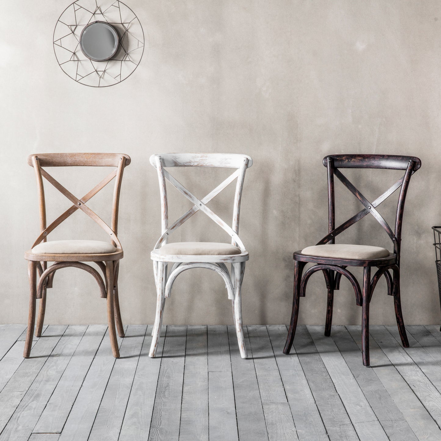Cafe Chair Linen (2pk) Natural