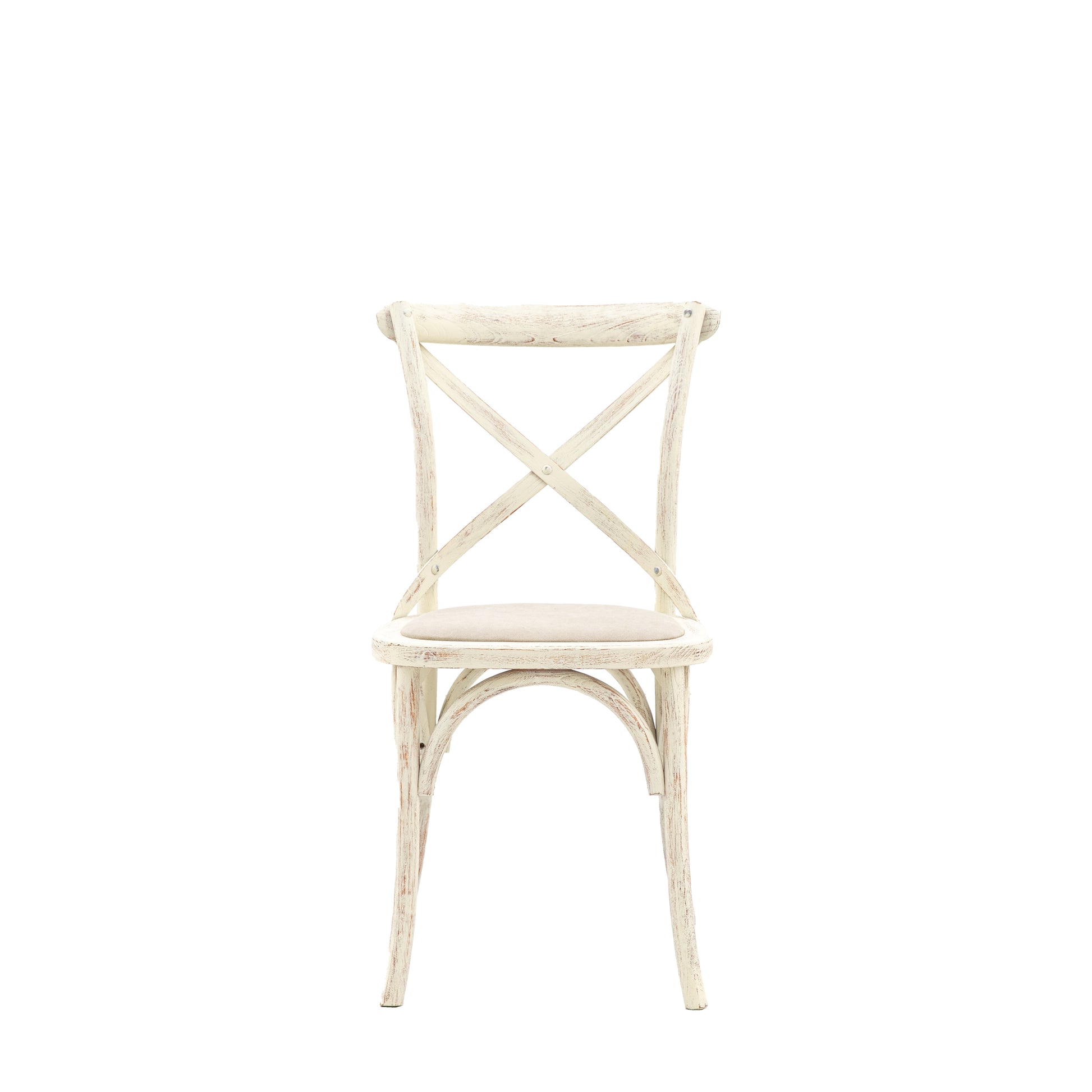 Cafe Chair Linen (2pk) White
