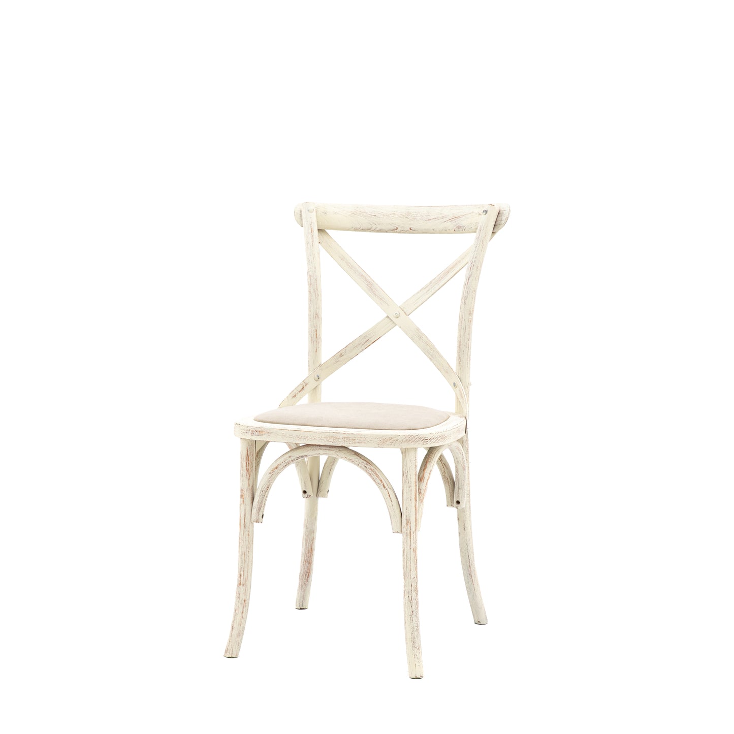 Cafe Chair Linen (2pk) White