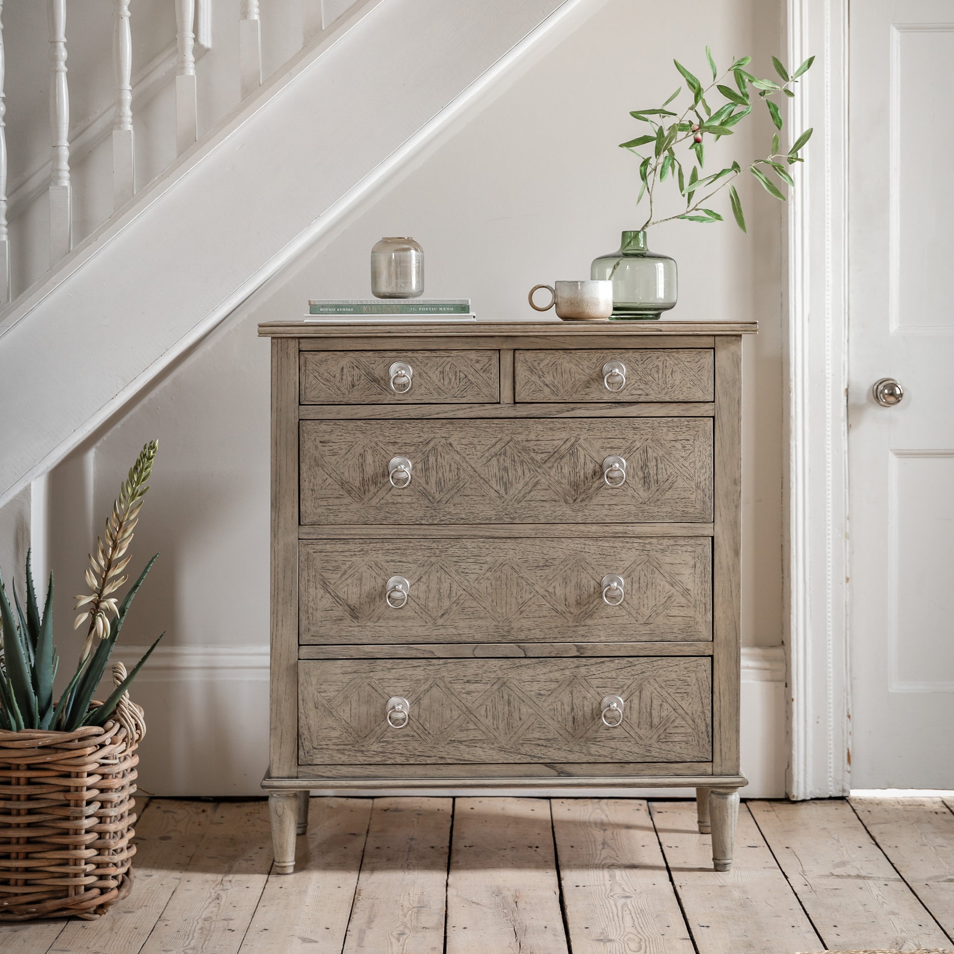 Mustique 5 Drawer Chest Natural