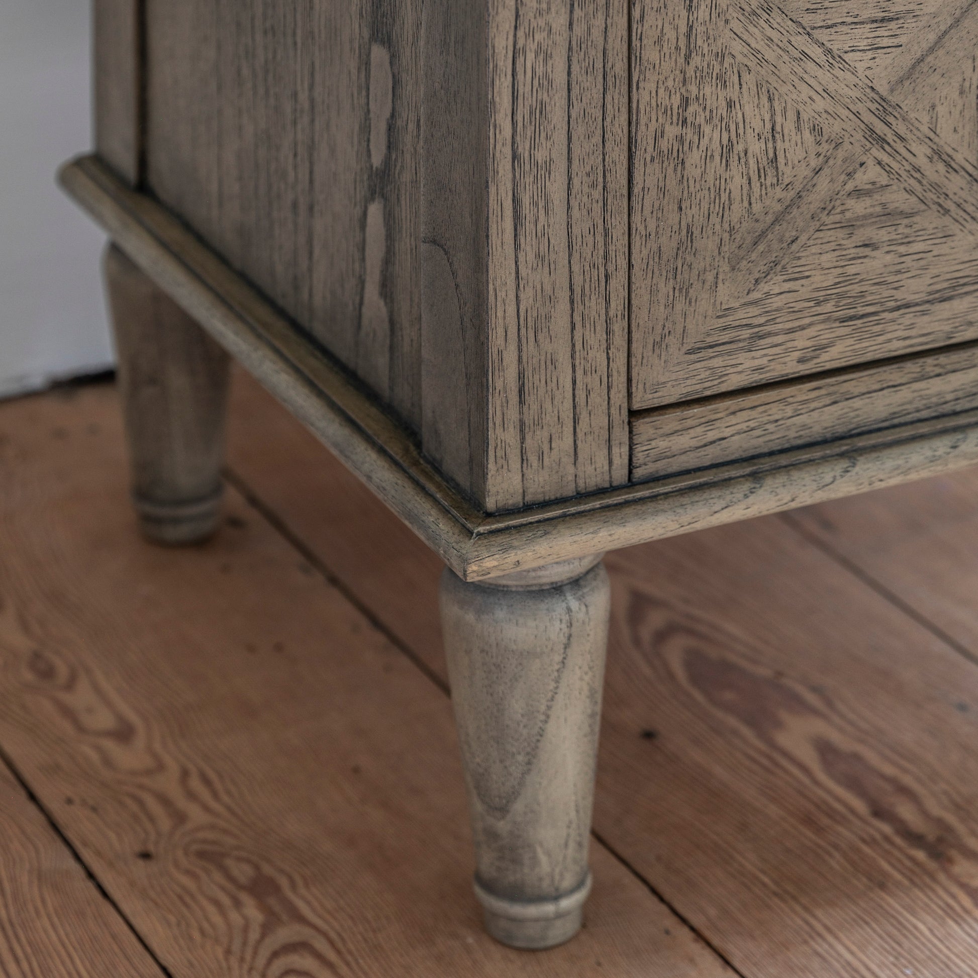 Mustique 2 Drawer Bedside Table Natural