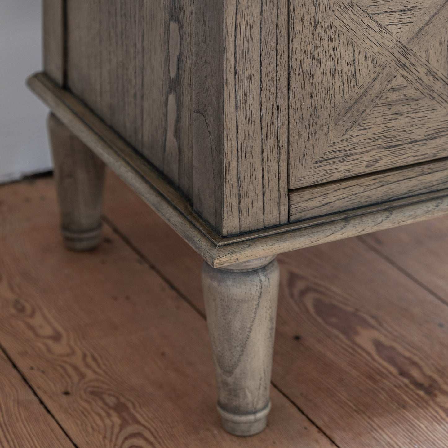 Mustique 2 Drawer Bedside Table Natural