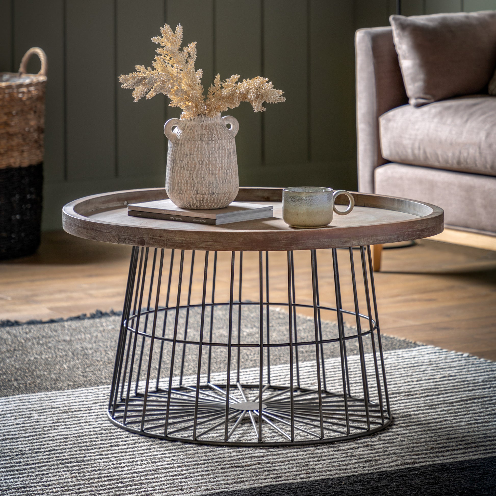 Menzies Coffee Table Grey / Natural
