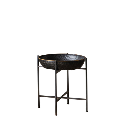 Wesley Side Table Black / Gold
