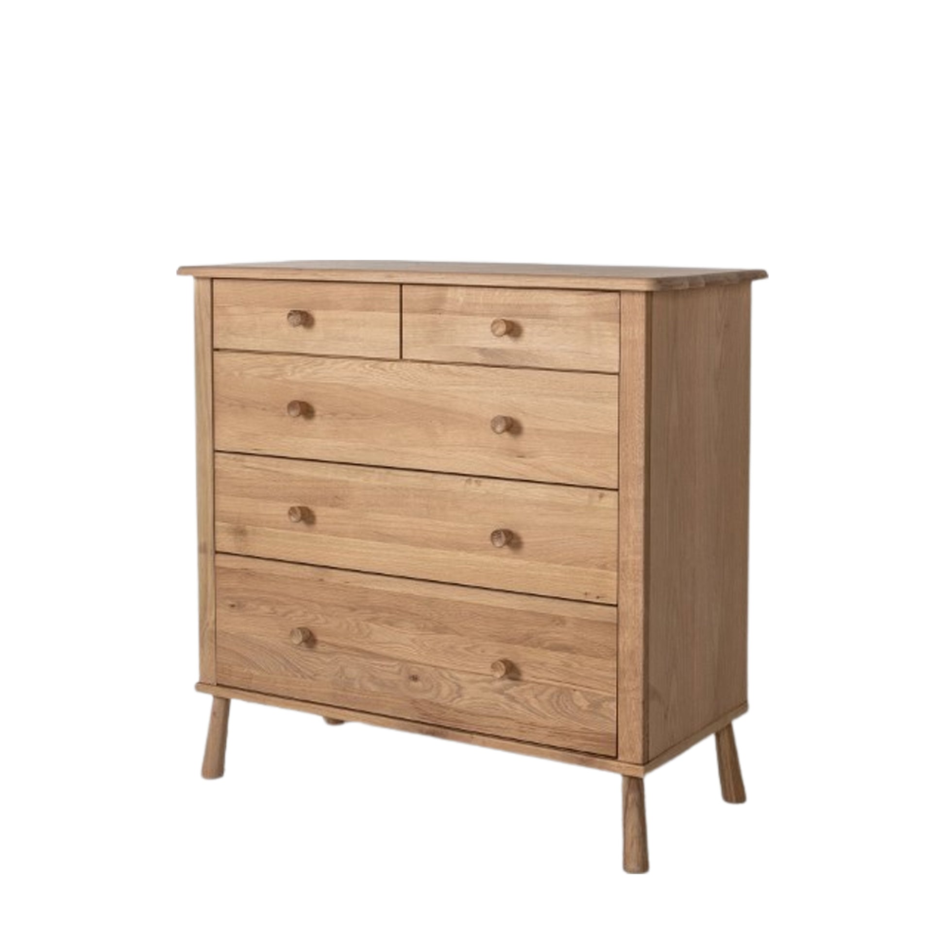 Wycombe 5 Drawer Chest Oak