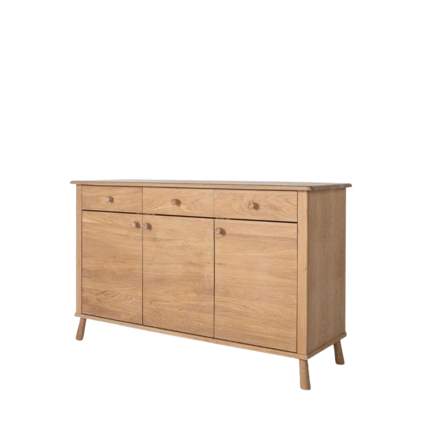 Wycombe 3 Door 3 Drawer Sideboard Oak