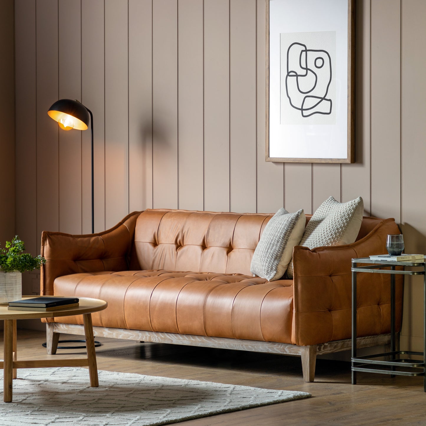 Ecclestone Sofa Brown