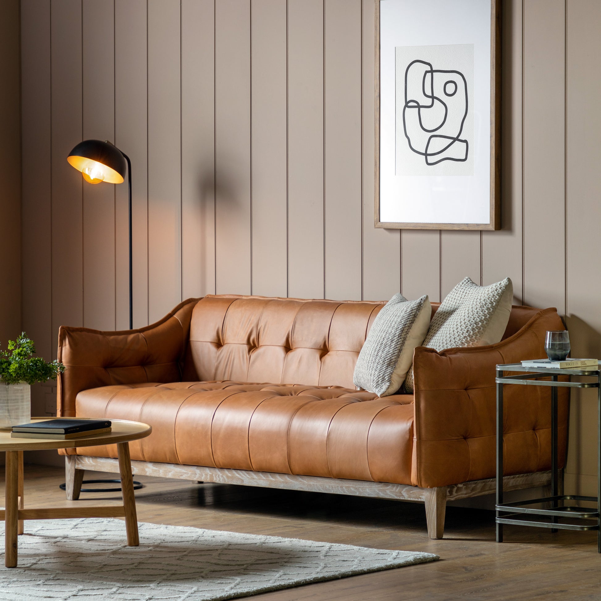 Ecclestone Sofa Brown