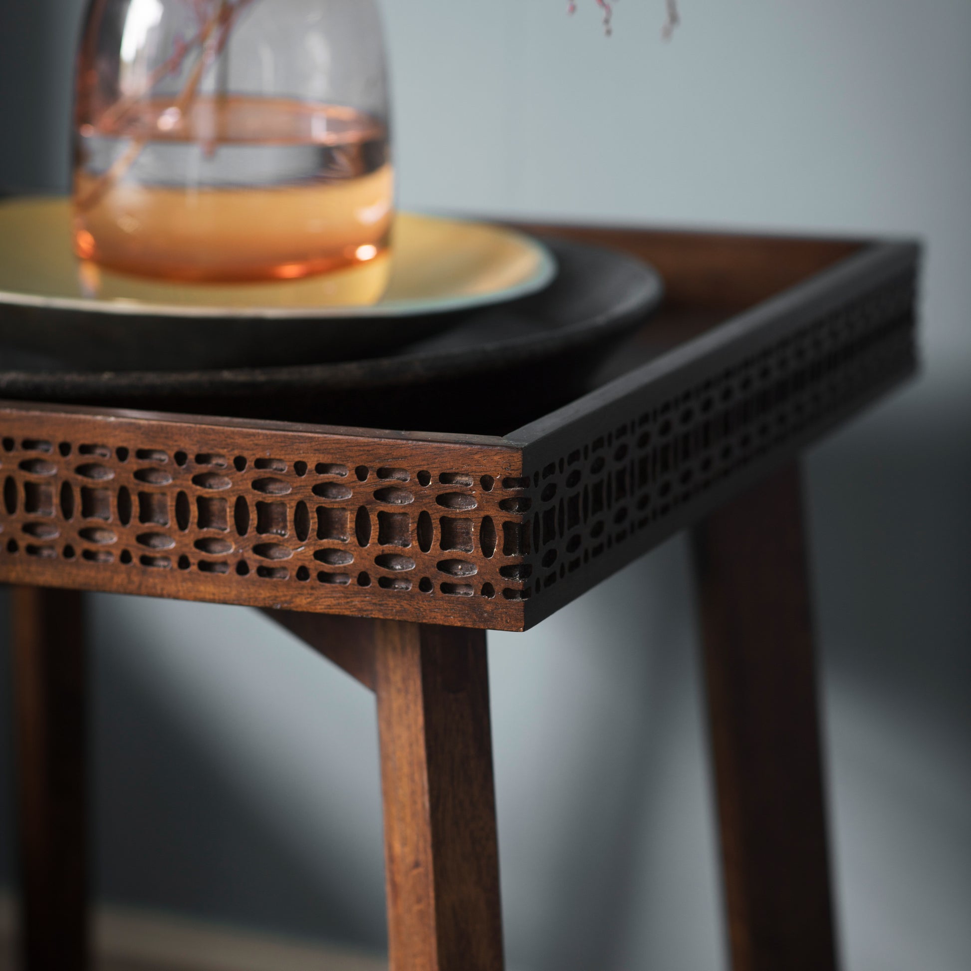 Boho Retreat Bedside Table Brown