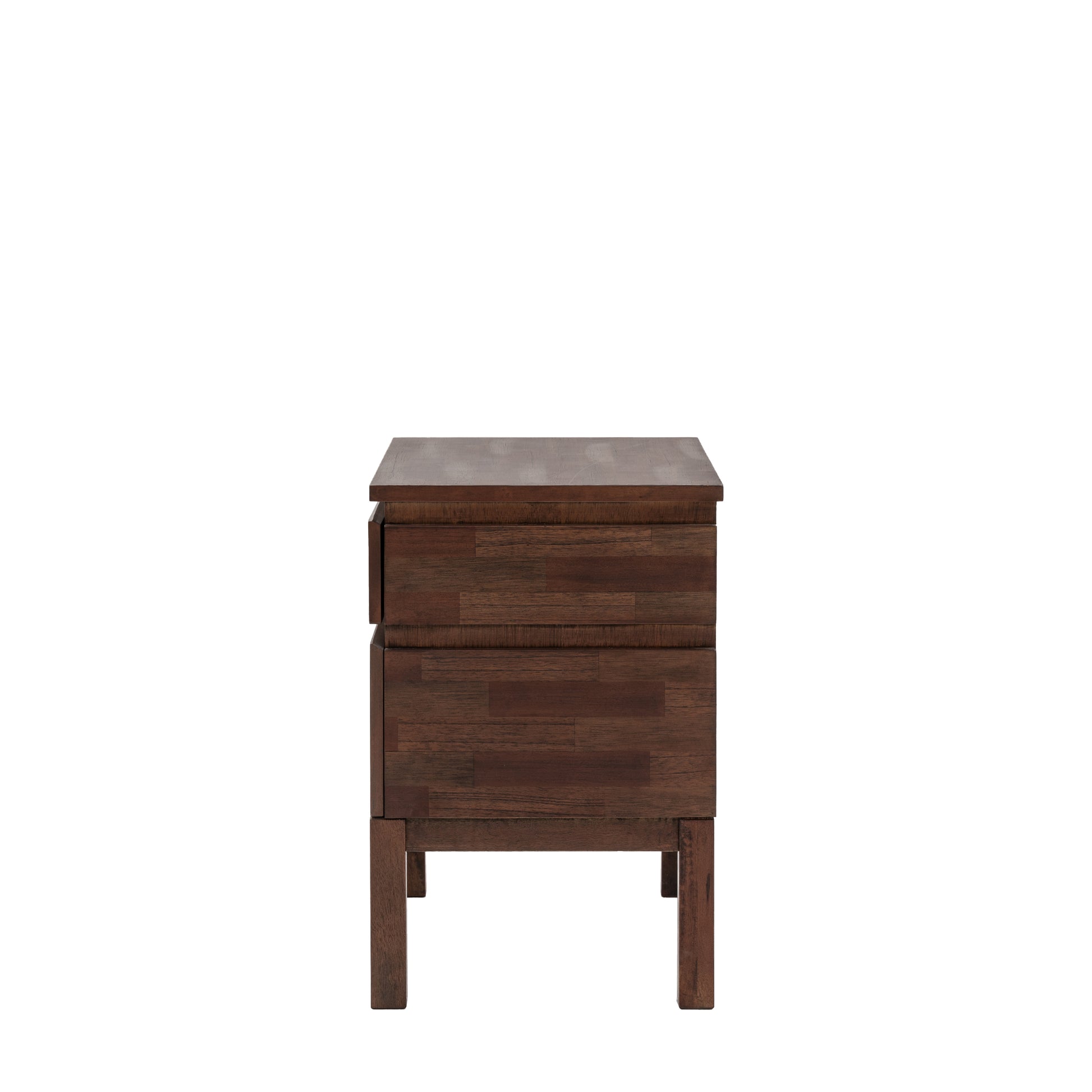 Boho Retreat Bedside 2 Drawer Chest Brown