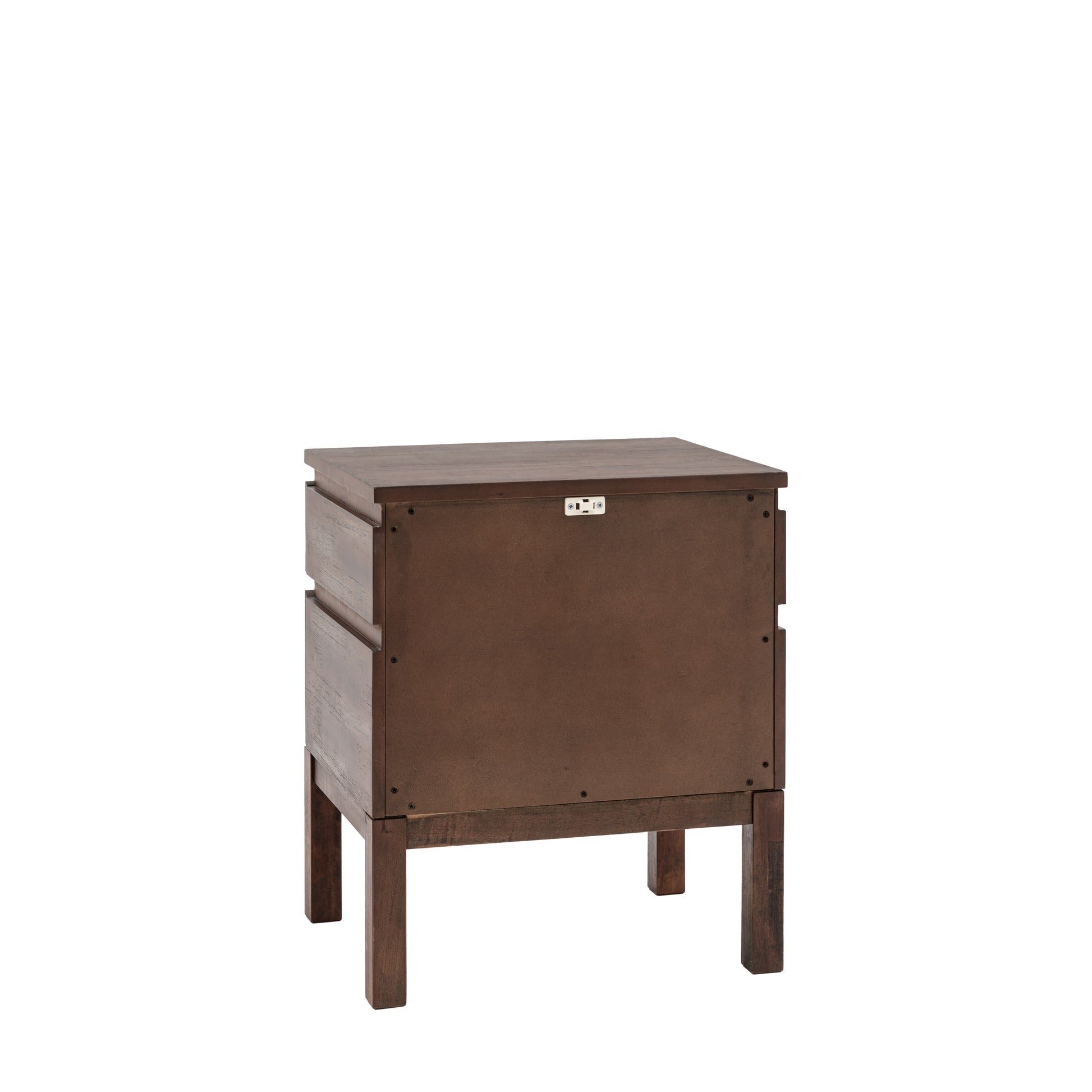 Boho Retreat Bedside 2 Drawer Chest Brown