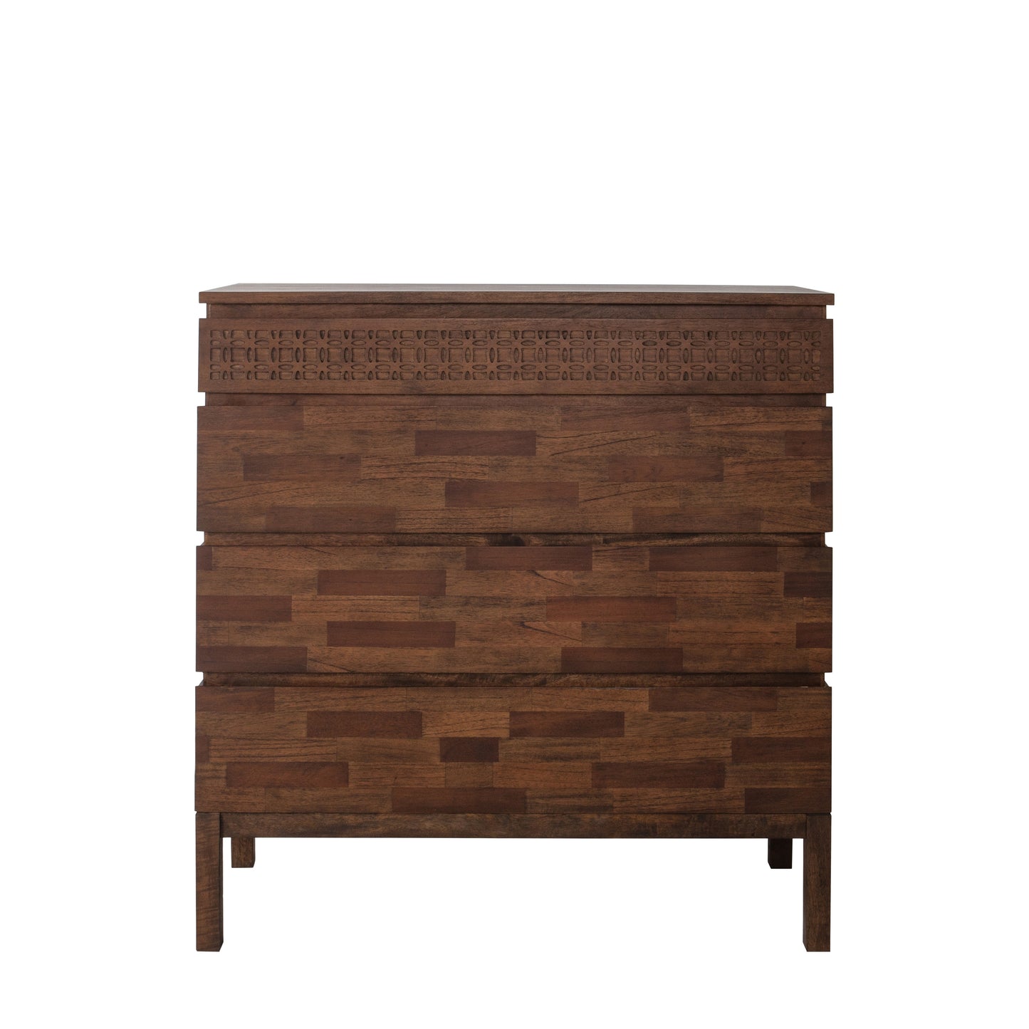 Boho Retreat 4 Drawer Chest Brown