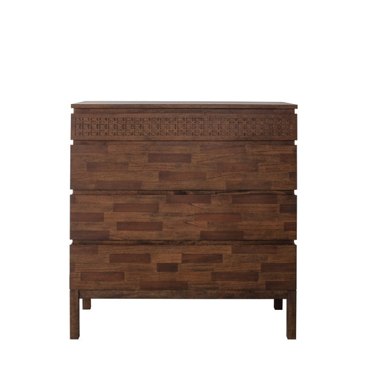 Boho Retreat 4 Drawer Chest Brown