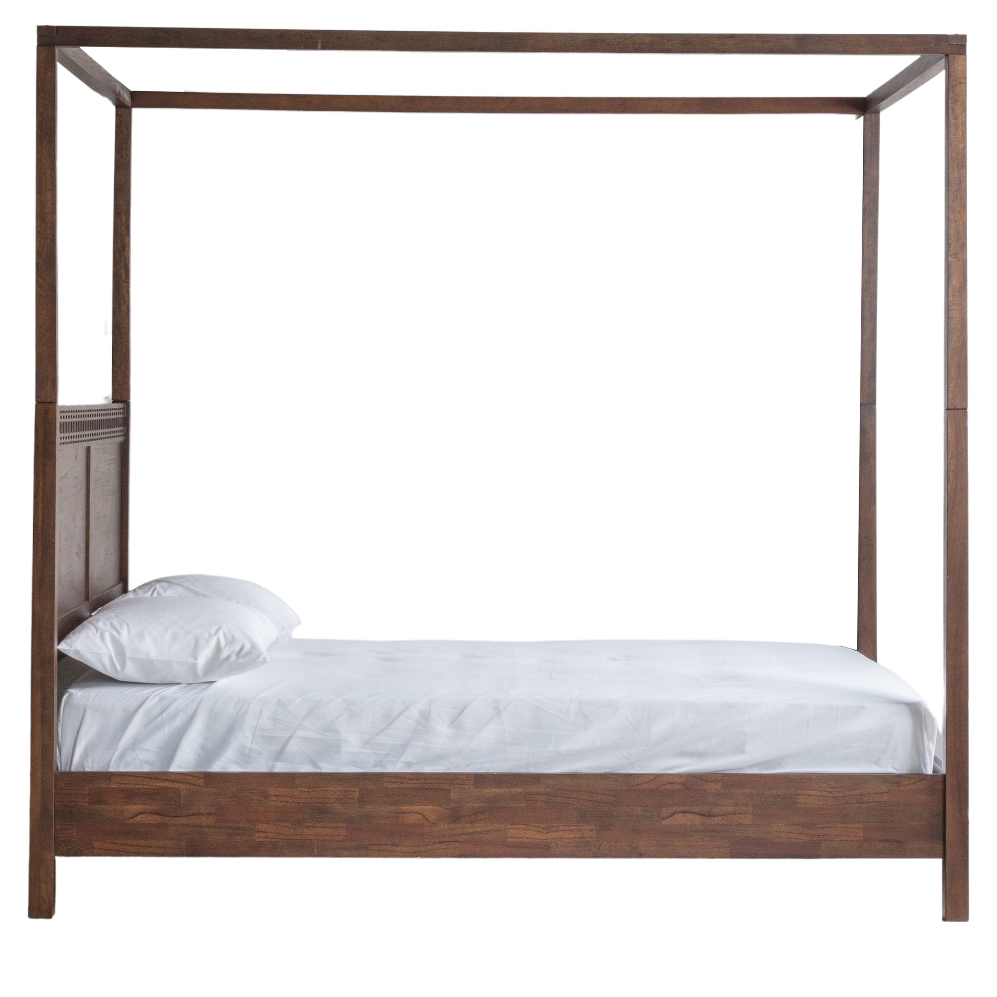 Boho Retreat 4 Poster Bed Brown King
