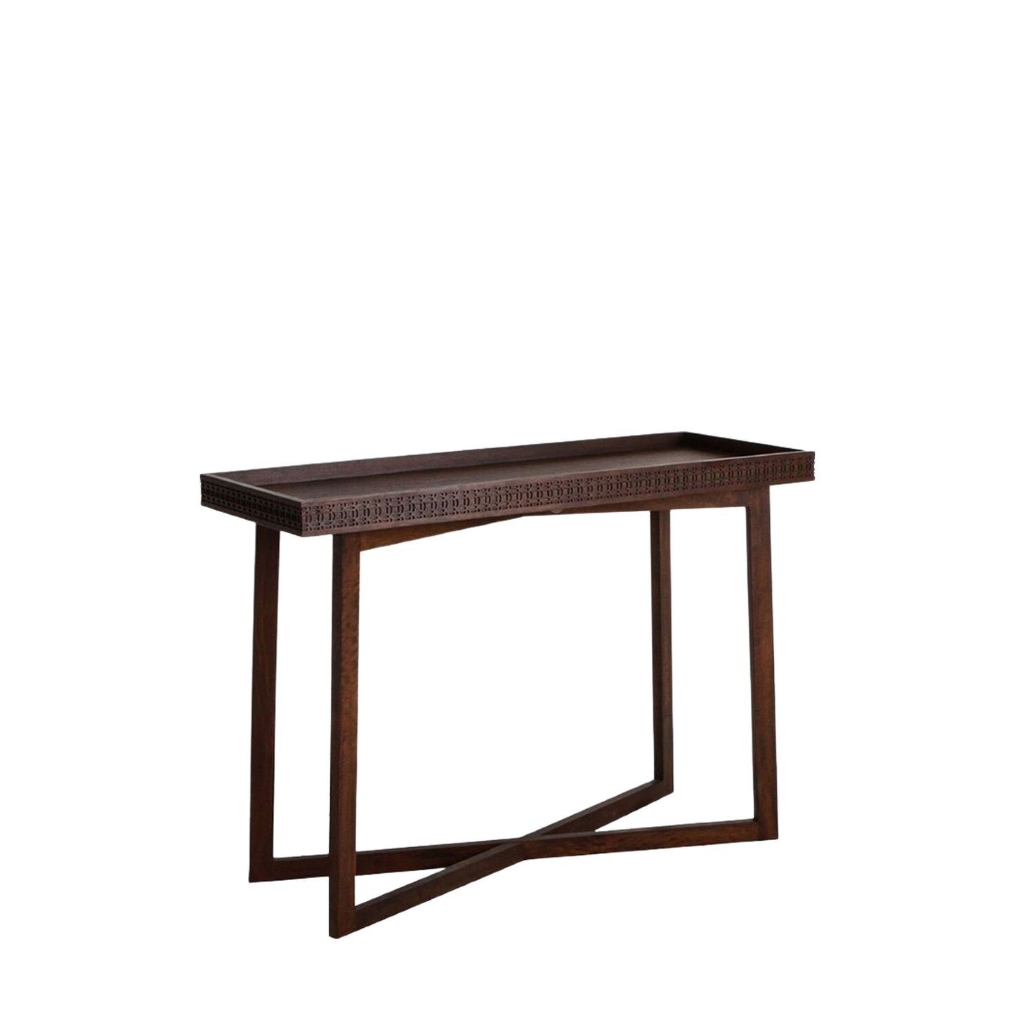 Boho Retreat Console Table Brown