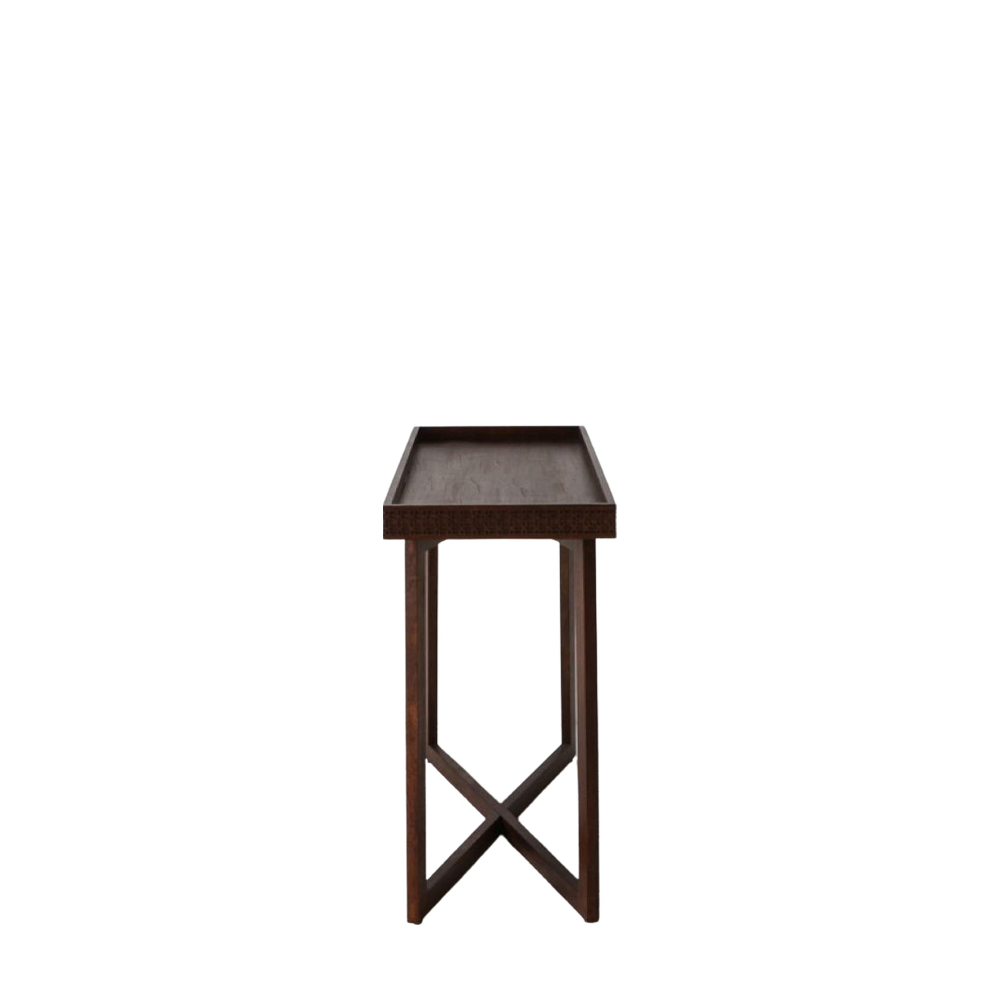 Boho Retreat Console Table Brown