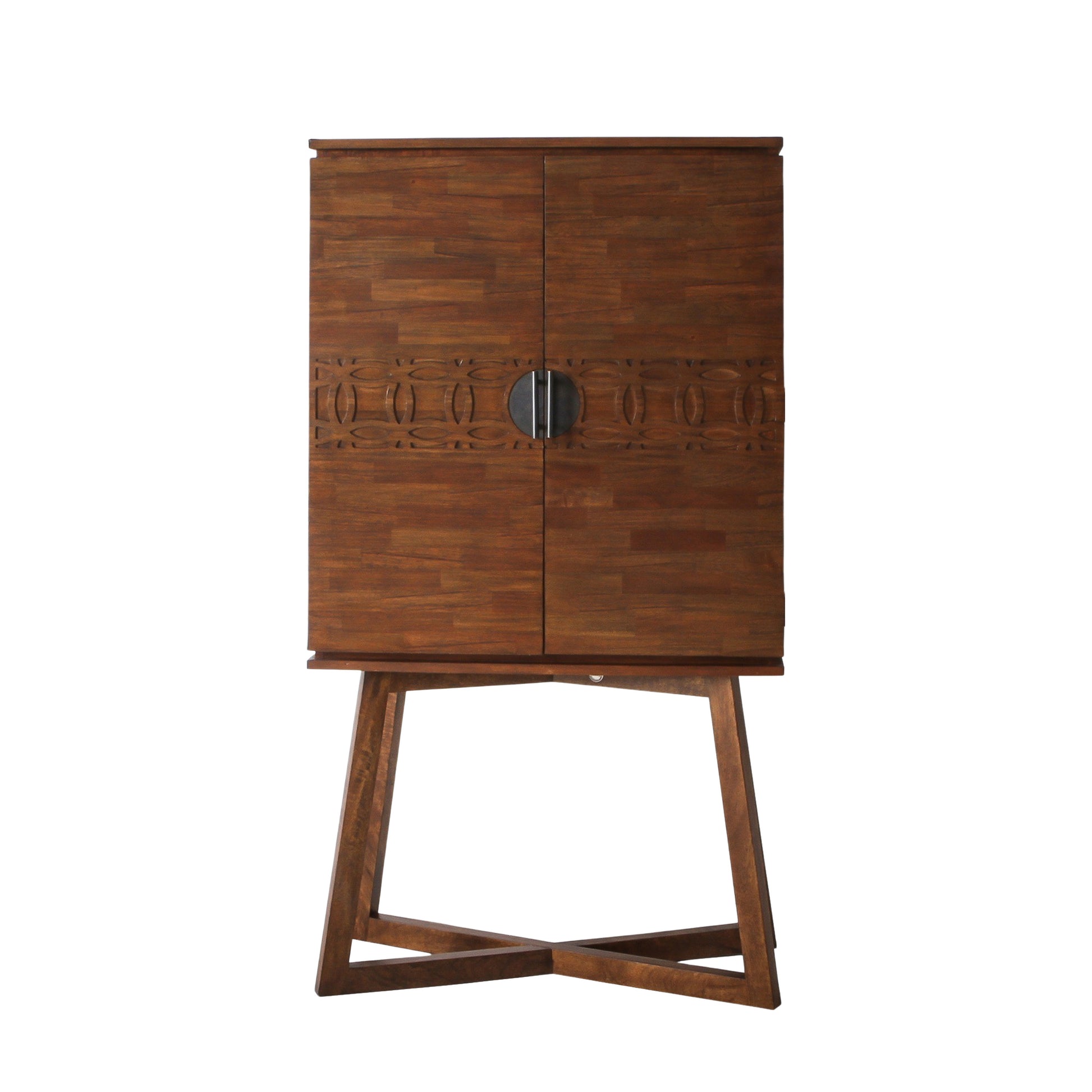 Boho Retreat Cocktail Cabinet Brown