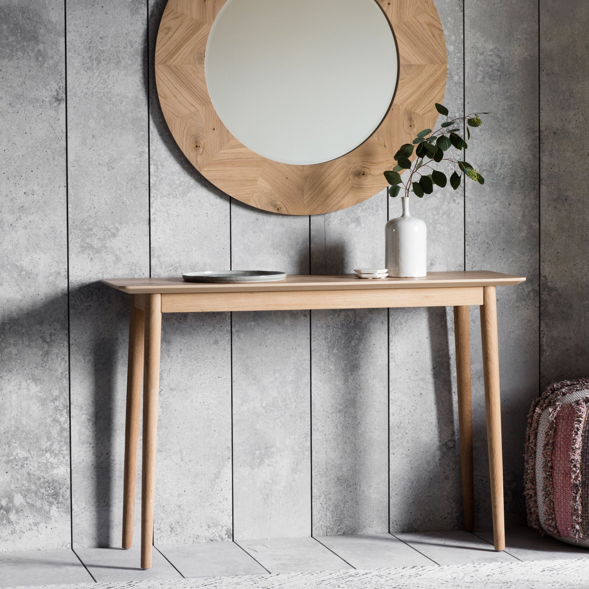 Milano Console Table Oak