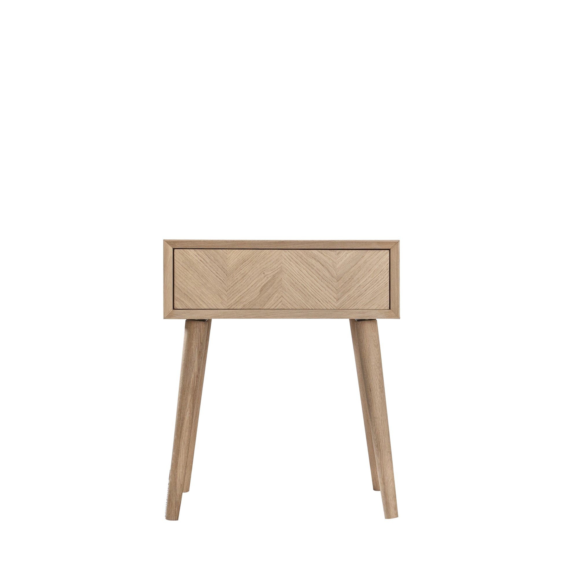 Milano 1 Drawer Side Table Oak